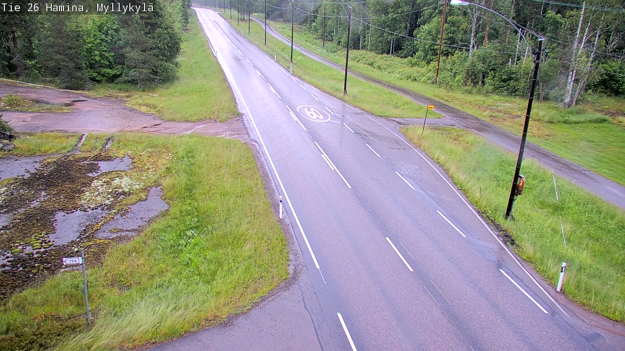 Kelikamerat Kuva Tie 26 Hamina, Myllykylä, Hamina, Kymenlaakso