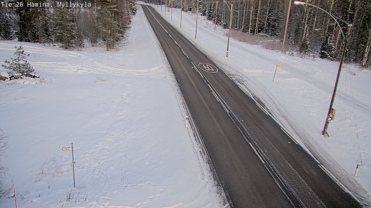 Kelikamerat Kuva Tie 26 Hamina, Myllykylä, Hamina, Kymenlaakso