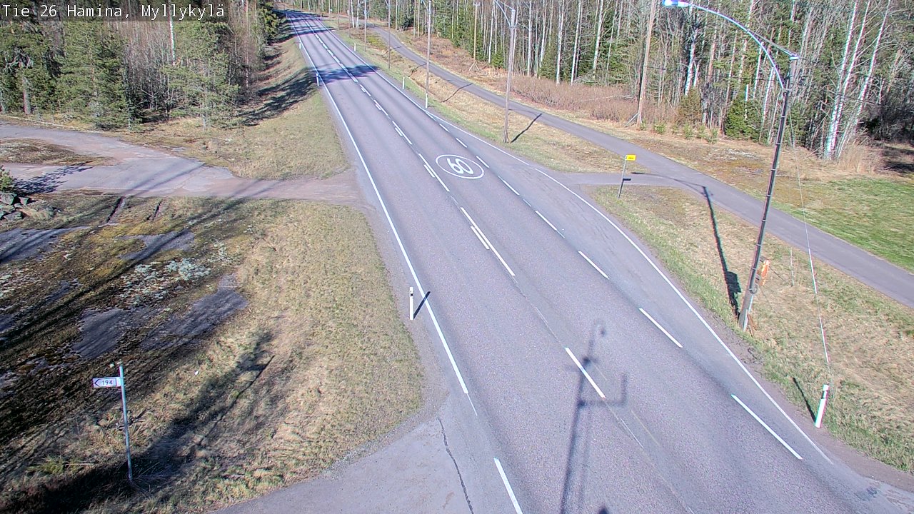Kelikamerat Kuva Tie 26 Hamina, Myllykylä, Hamina, Kymenlaakso