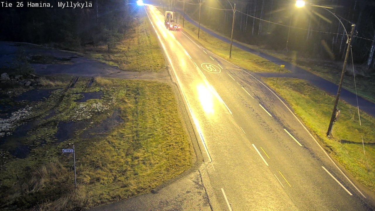 Kelikamerat Kuva Tie 26 Hamina, Myllykylä, Hamina, Kymenlaakso