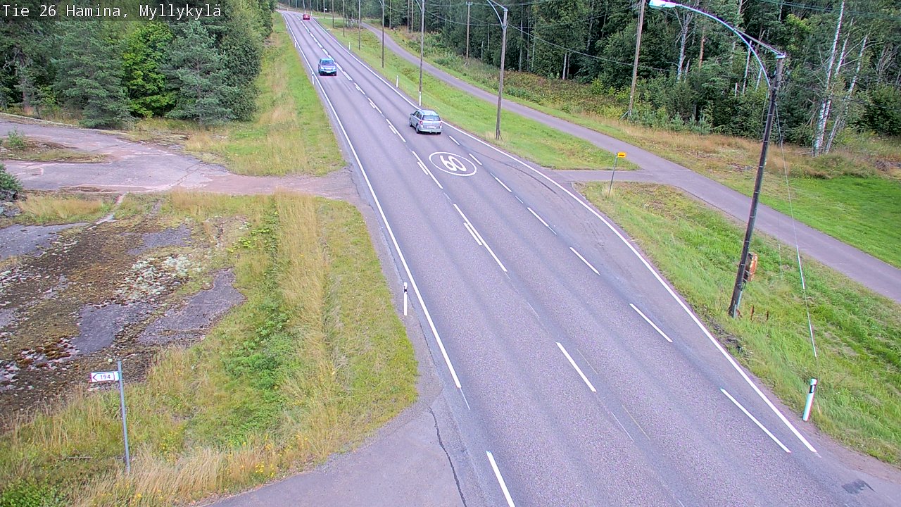 Kelikamerat Kuva Tie 26 Hamina, Myllykylä, Hamina, Kymenlaakso