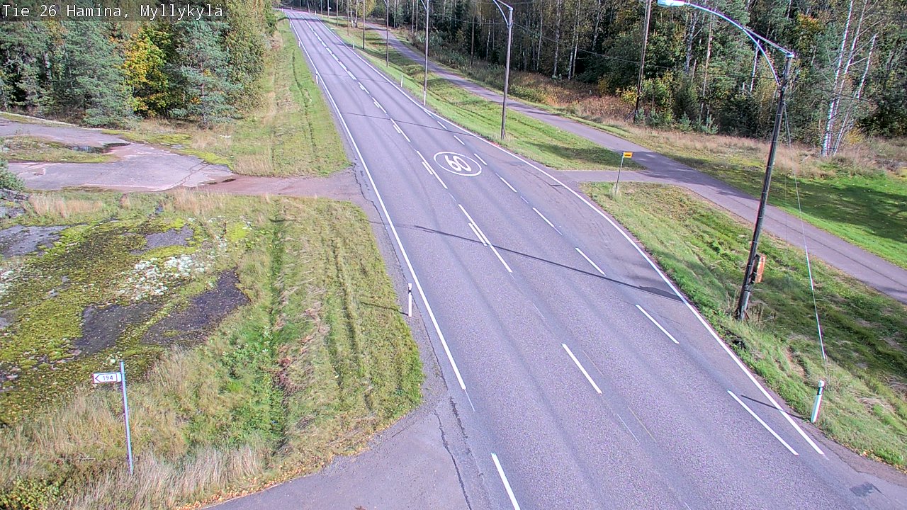 Kelikamerat Kuva Tie 26 Hamina, Myllykylä, Hamina, Kymenlaakso
