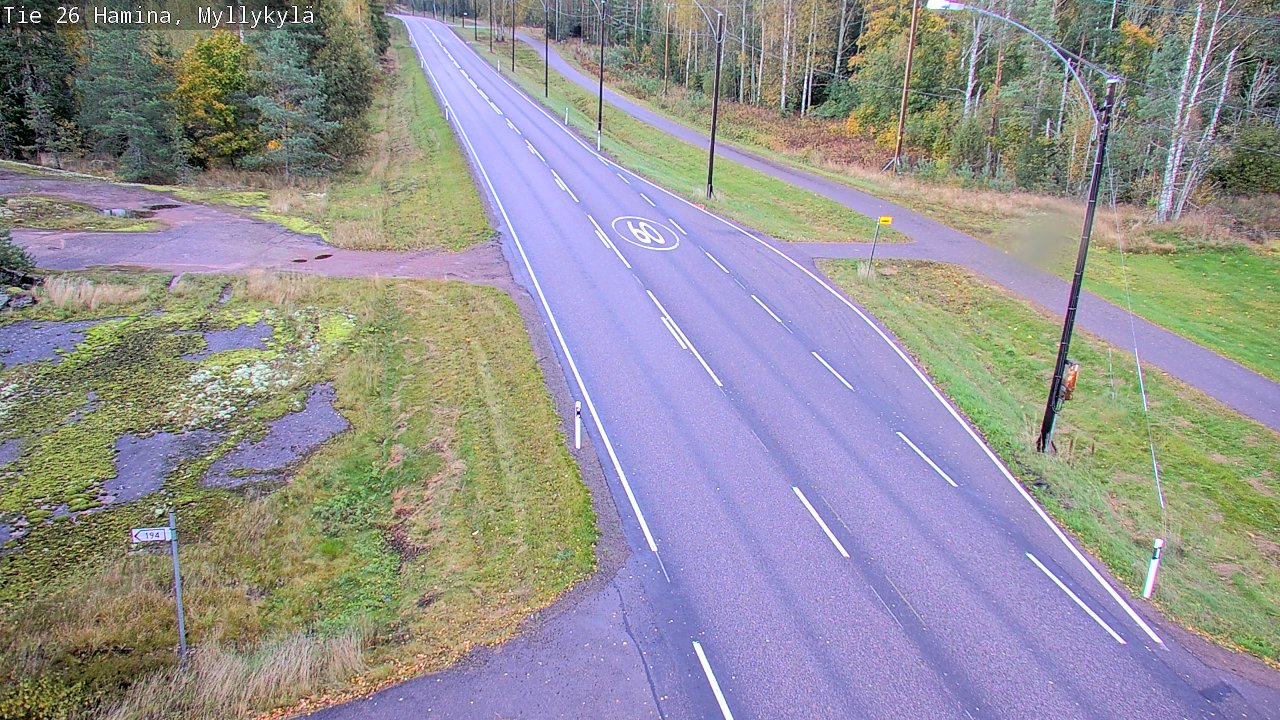 Kelikamerat Kuva Tie 26 Hamina, Myllykylä, Hamina, Kymenlaakso