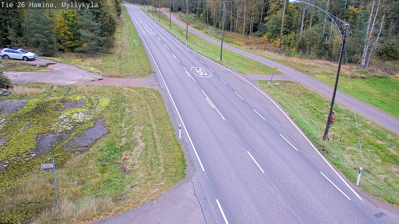 Kelikamerat Kuva Tie 26 Hamina, Myllykylä, Hamina, Kymenlaakso