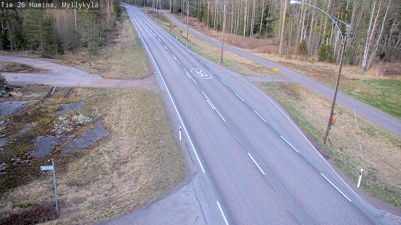 Kelikamerat Kuva Tie 26 Hamina, Myllykylä, Hamina, Kymenlaakso
