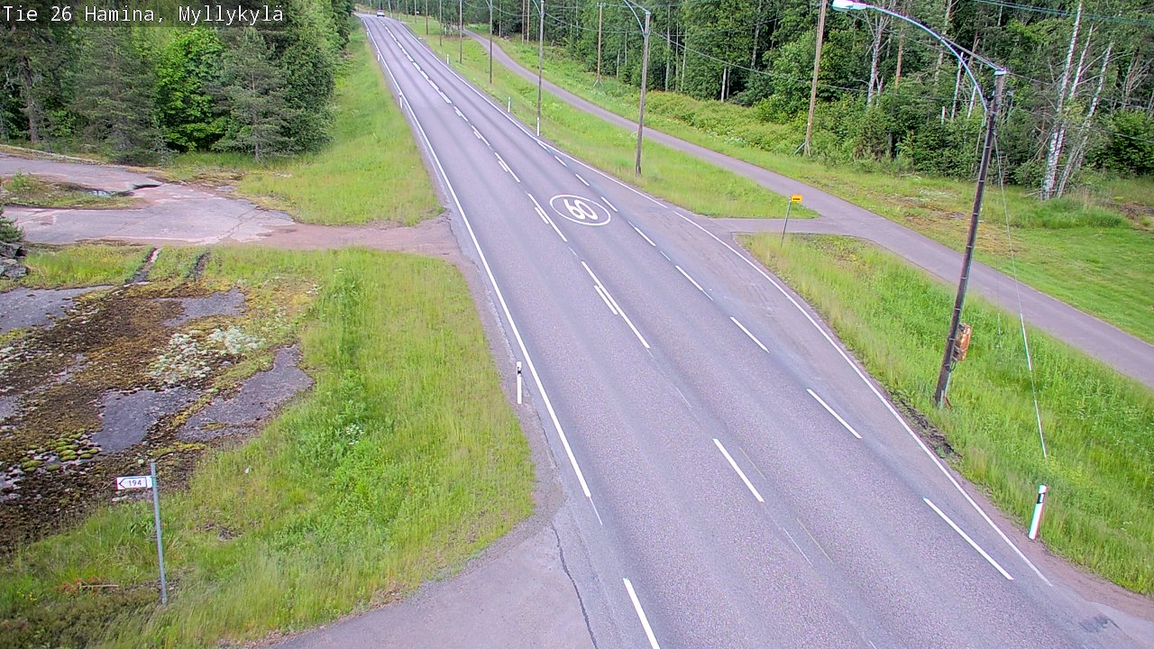 Kelikamerat Kuva Tie 26 Hamina, Myllykylä, Hamina, Kymenlaakso
