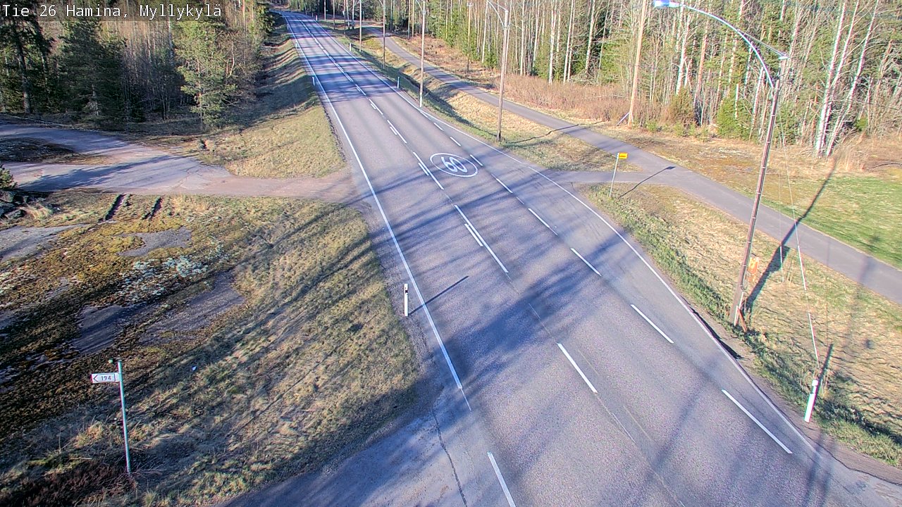 Kelikamerat Kuva Tie 26 Hamina, Myllykylä, Hamina, Kymenlaakso