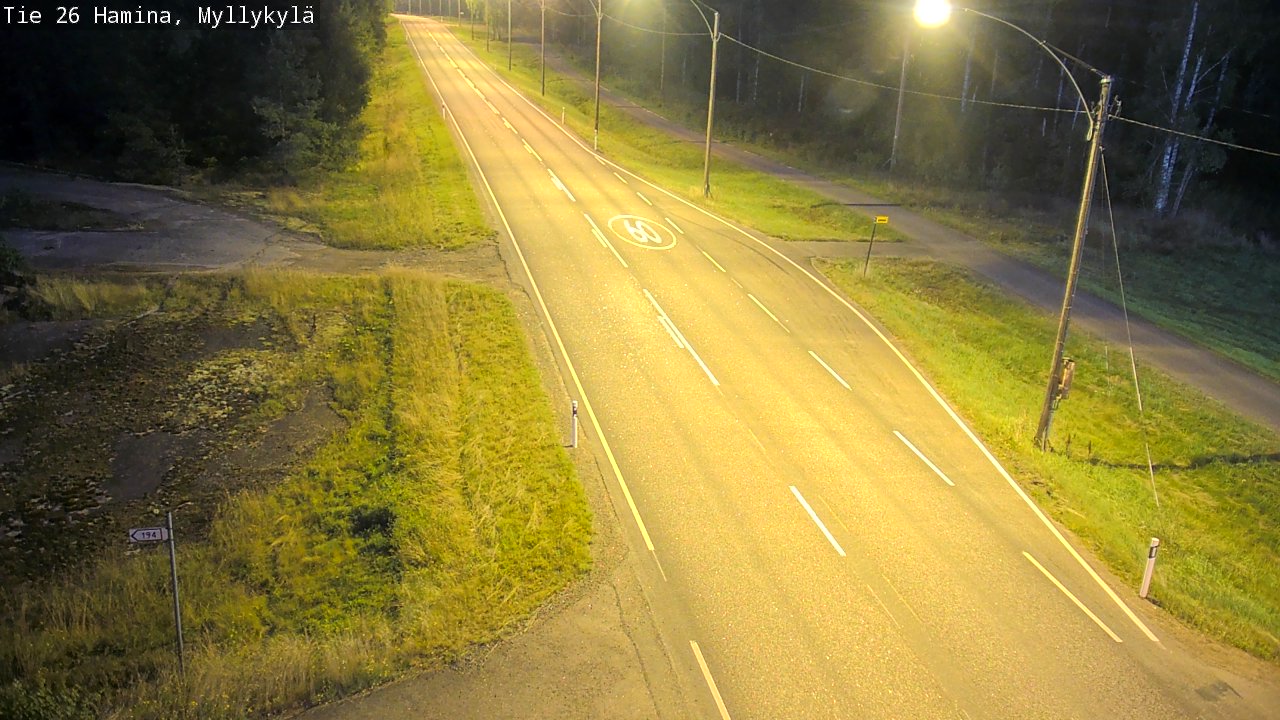 Kelikamerat Kuva Tie 26 Hamina, Myllykylä, Hamina, Kymenlaakso