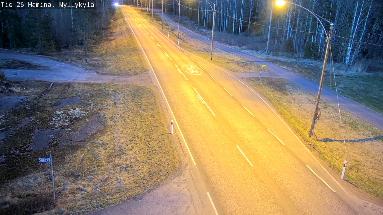 Kelikamerat Kuva Tie 26 Hamina, Myllykylä, Hamina, Kymenlaakso