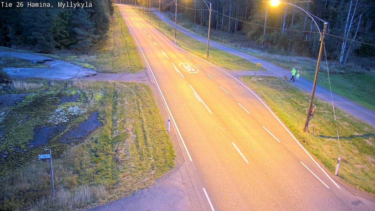 Kelikamerat Kuva Tie 26 Hamina, Myllykylä, Hamina, Kymenlaakso