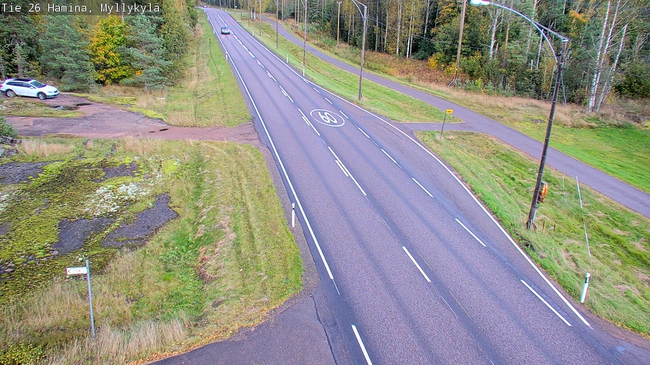 Kelikamerat Kuva Tie 26 Hamina, Myllykylä, Hamina, Kymenlaakso