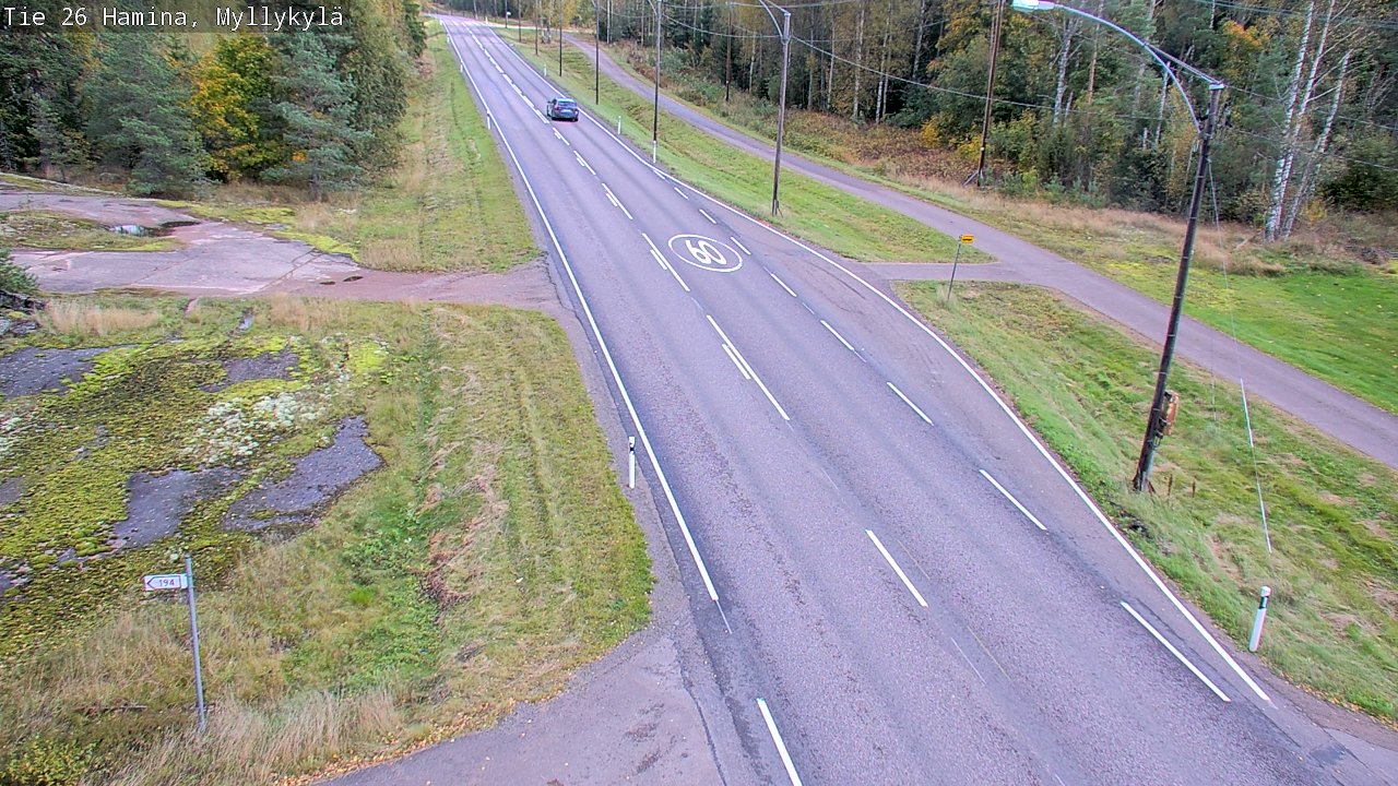Kelikamerat Kuva Tie 26 Hamina, Myllykylä, Hamina, Kymenlaakso