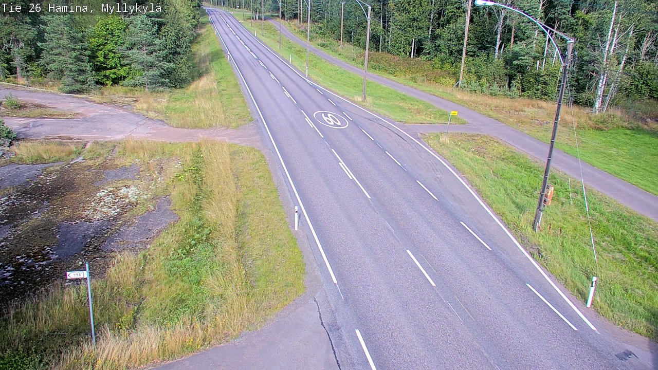 Kelikamerat Kuva Tie 26 Hamina, Myllykylä, Hamina, Kymenlaakso