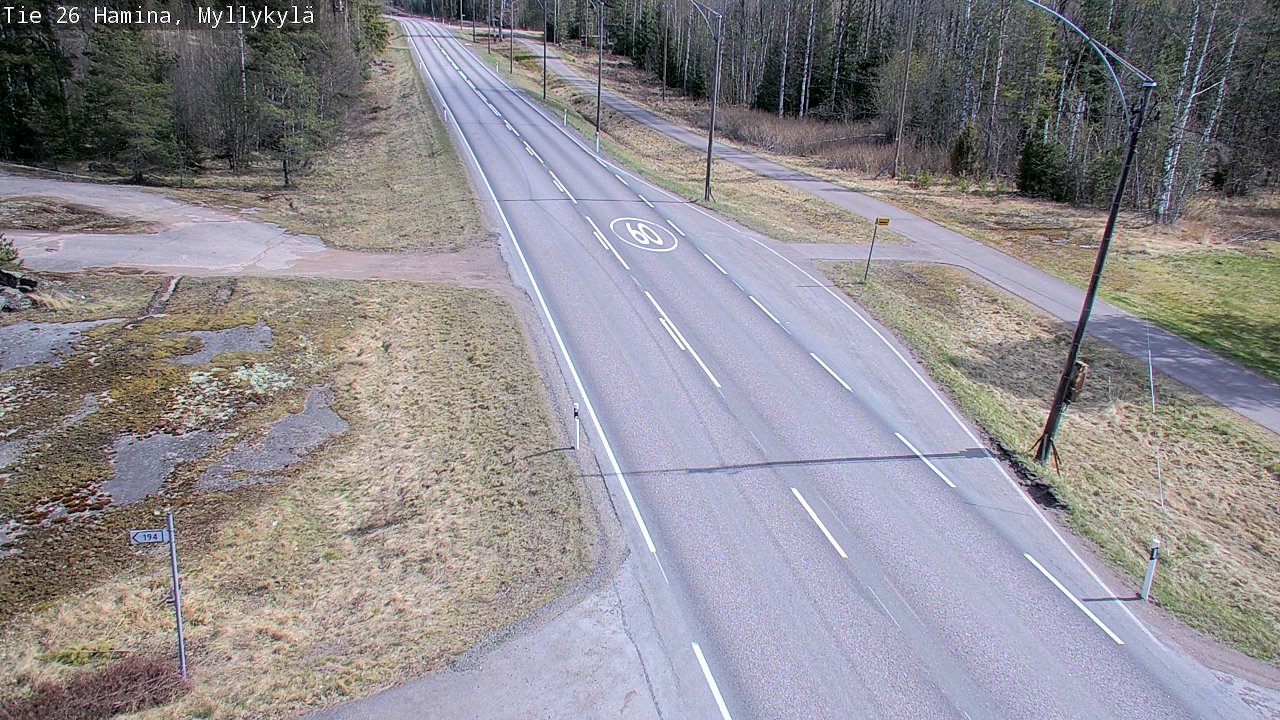 Kelikamerat Kuva Tie 26 Hamina, Myllykylä, Hamina, Kymenlaakso