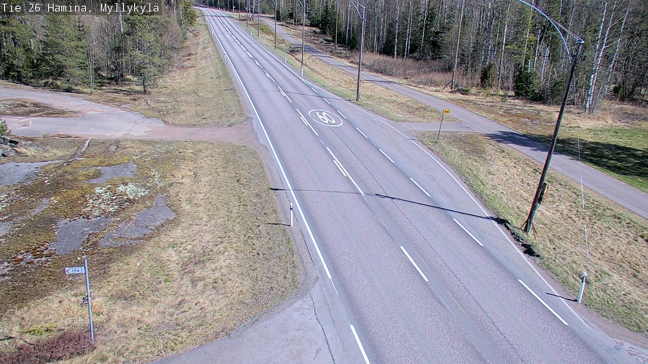 Kelikamerat Kuva Tie 26 Hamina, Myllykylä, Hamina, Kymenlaakso