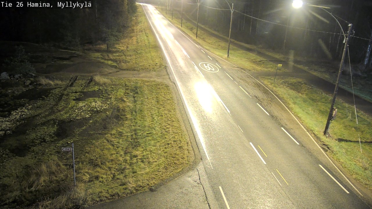 Kelikamerat Kuva Tie 26 Hamina, Myllykylä, Hamina, Kymenlaakso