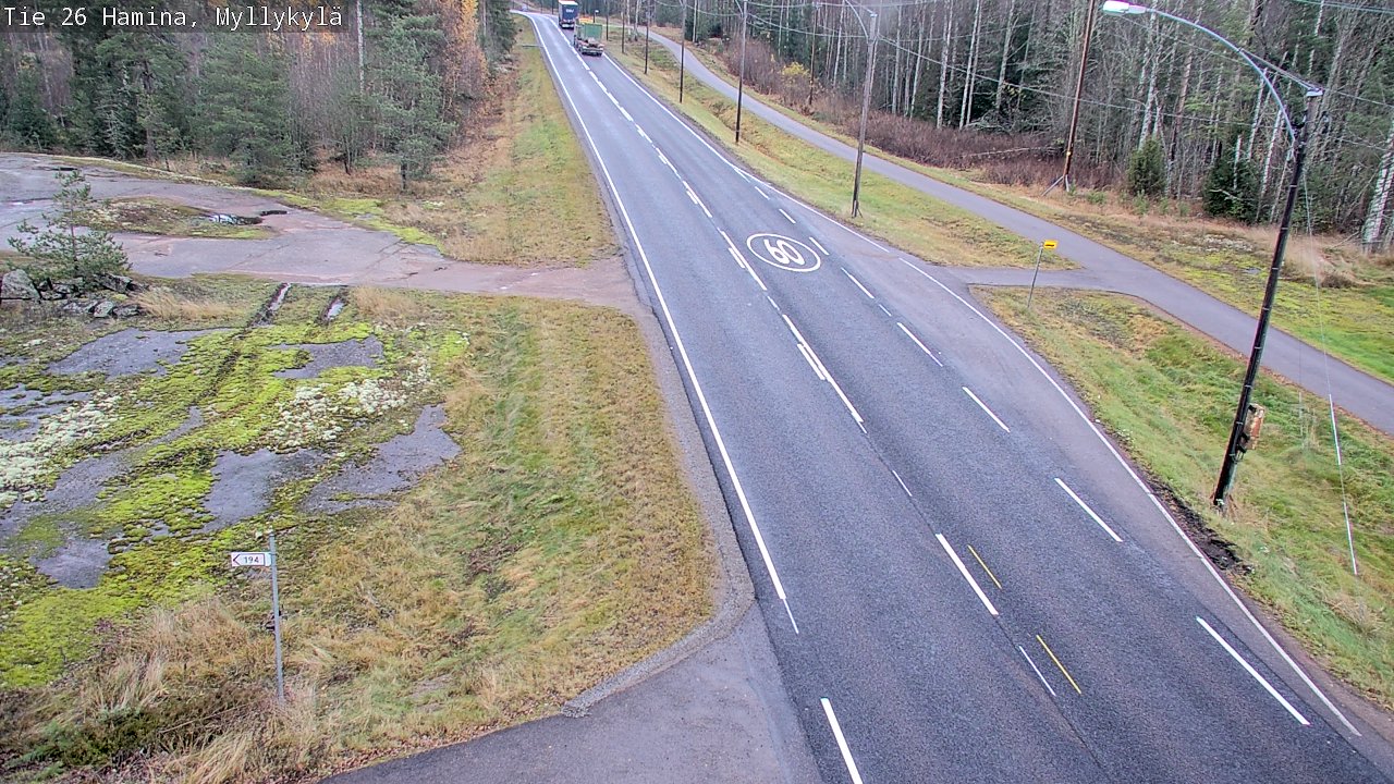 Kelikamerat Kuva Tie 26 Hamina, Myllykylä, Hamina, Kymenlaakso