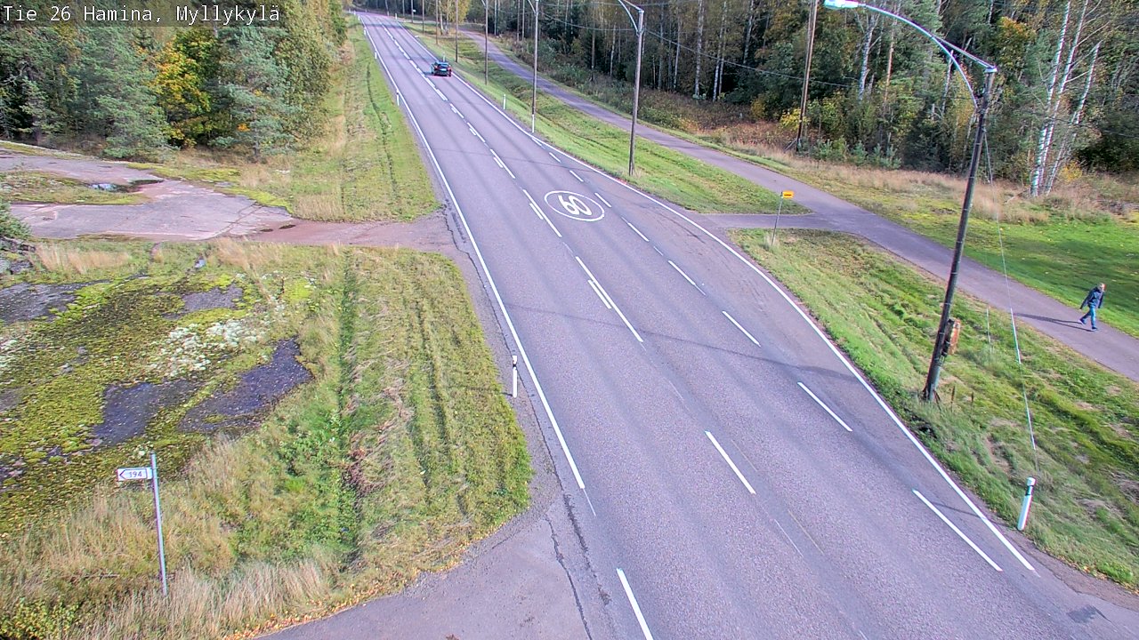Kelikamerat Kuva Tie 26 Hamina, Myllykylä, Hamina, Kymenlaakso
