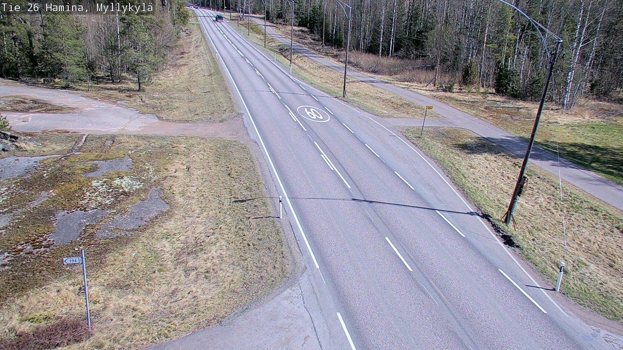 Kelikamerat Kuva Tie 26 Hamina, Myllykylä, Hamina, Kymenlaakso