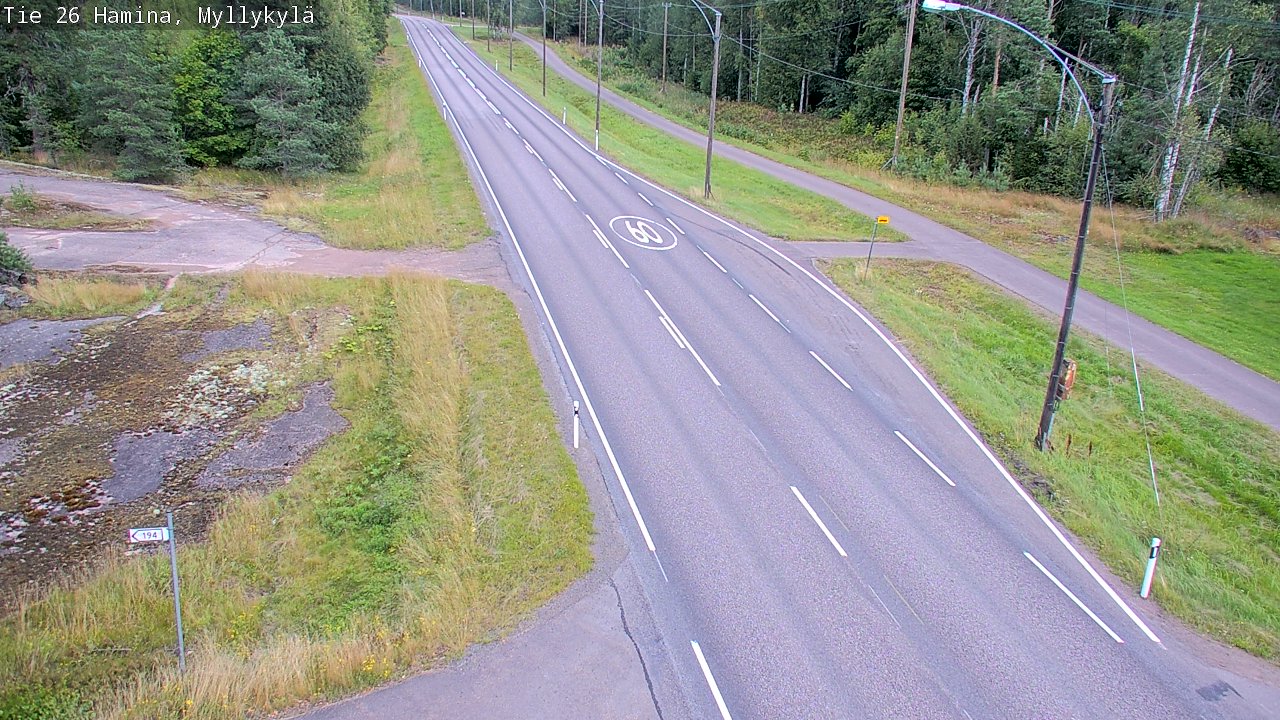 Kelikamerat Kuva Tie 26 Hamina, Myllykylä, Hamina, Kymenlaakso