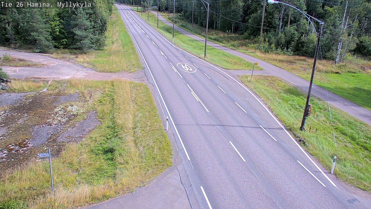 Kelikamerat Kuva Tie 26 Hamina, Myllykylä, Hamina, Kymenlaakso