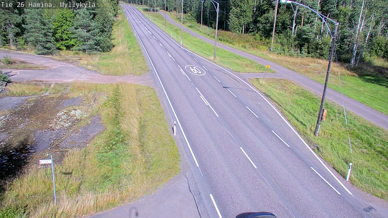 Kelikamerat Kuva Tie 26 Hamina, Myllykylä, Hamina, Kymenlaakso