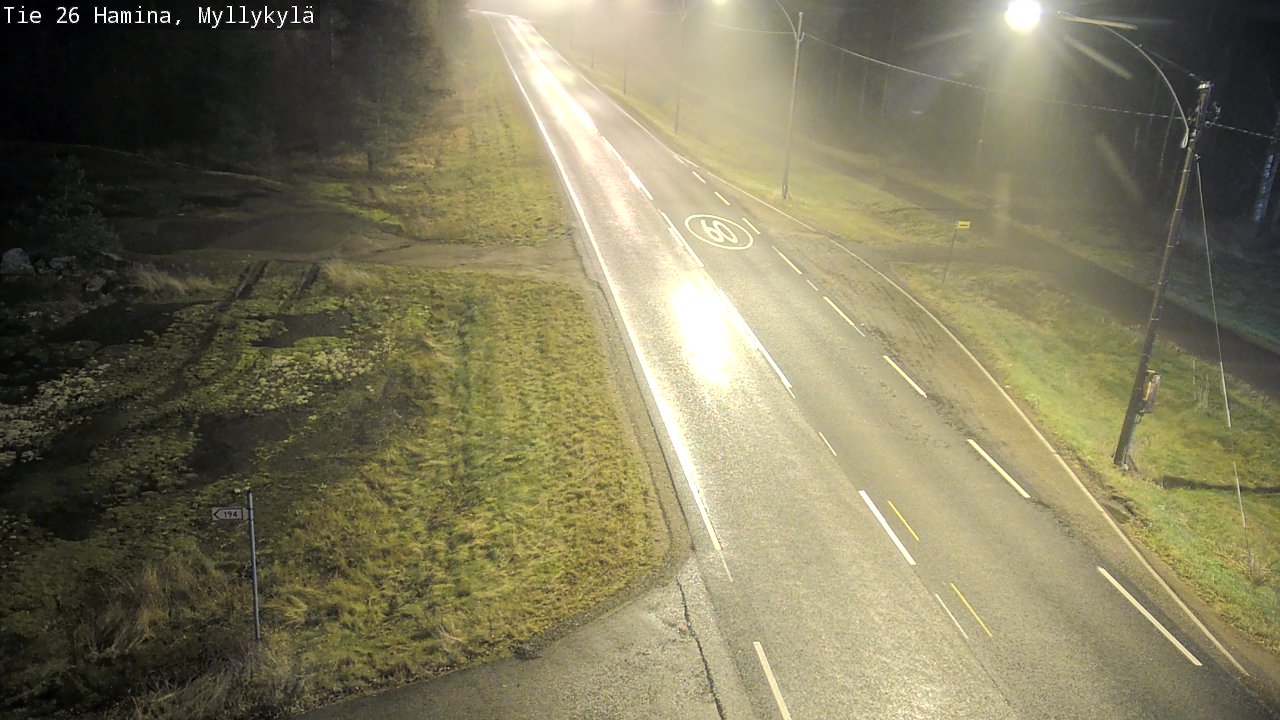 Kelikamerat Kuva Tie 26 Hamina, Myllykylä, Hamina, Kymenlaakso