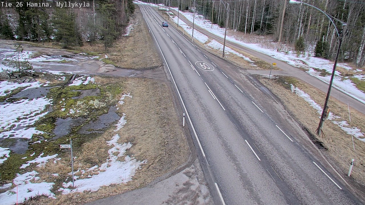 Kelikamerat Kuva Tie 26 Hamina, Myllykylä, Hamina, Kymenlaakso