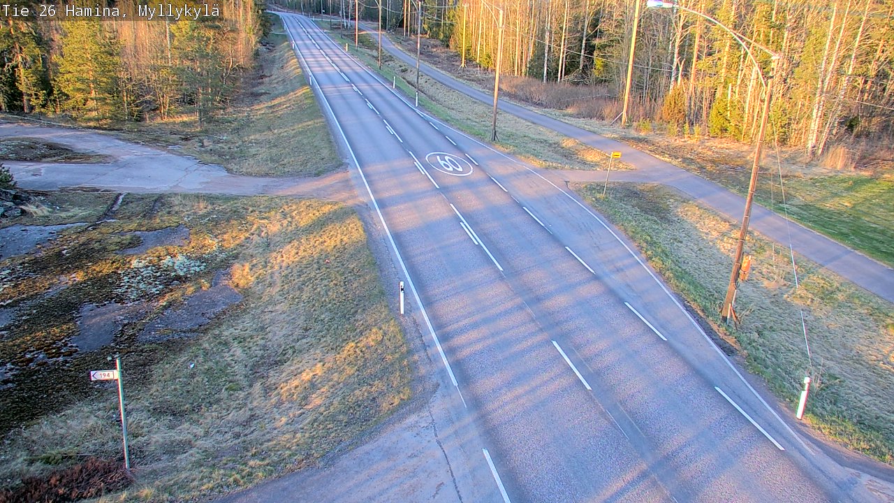 Kelikamerat Kuva Tie 26 Hamina, Myllykylä, Hamina, Kymenlaakso