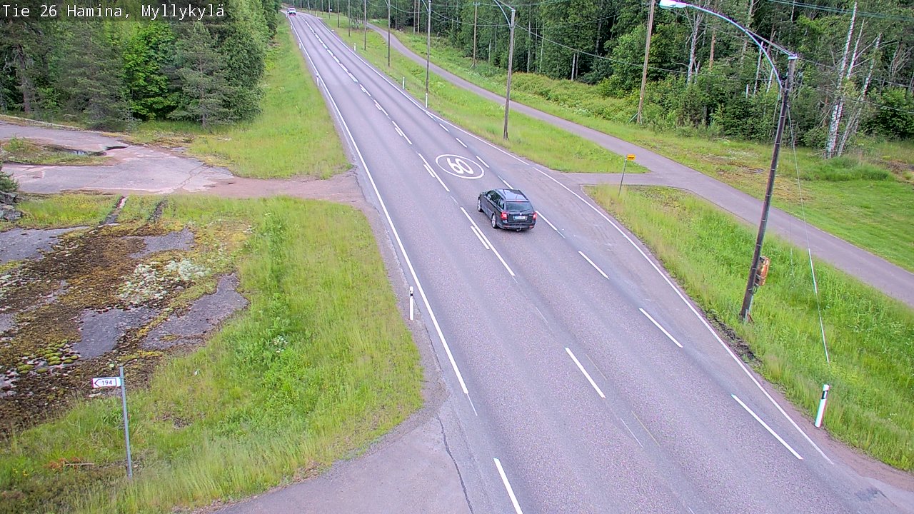 Kelikamerat Kuva Tie 26 Hamina, Myllykylä, Hamina, Kymenlaakso