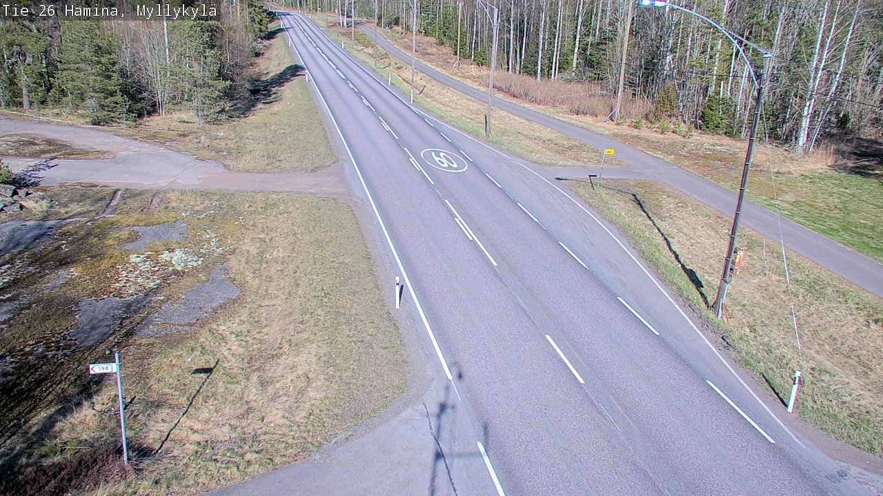 Kelikamerat Kuva Tie 26 Hamina, Myllykylä, Hamina, Kymenlaakso