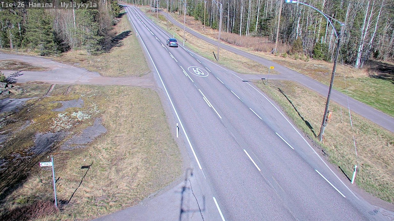 Kelikamerat Kuva Tie 26 Hamina, Myllykylä, Hamina, Kymenlaakso