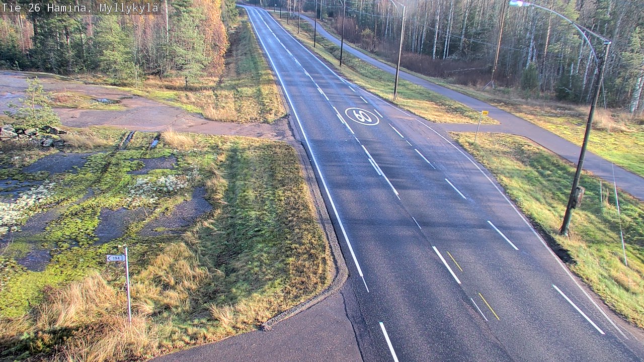 Kelikamerat Kuva Tie 26 Hamina, Myllykylä, Hamina, Kymenlaakso
