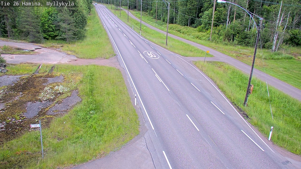 Kelikamerat Kuva Tie 26 Hamina, Myllykylä, Hamina, Kymenlaakso