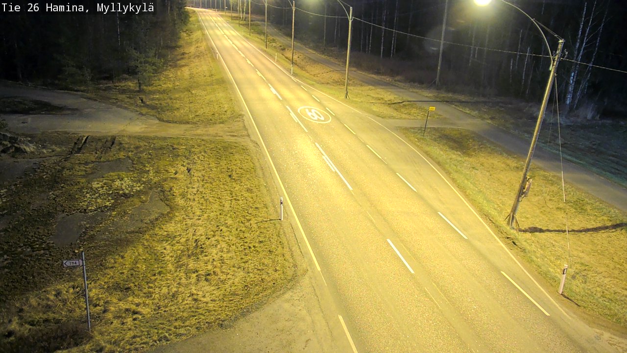 Kelikamerat Kuva Tie 26 Hamina, Myllykylä, Hamina, Kymenlaakso