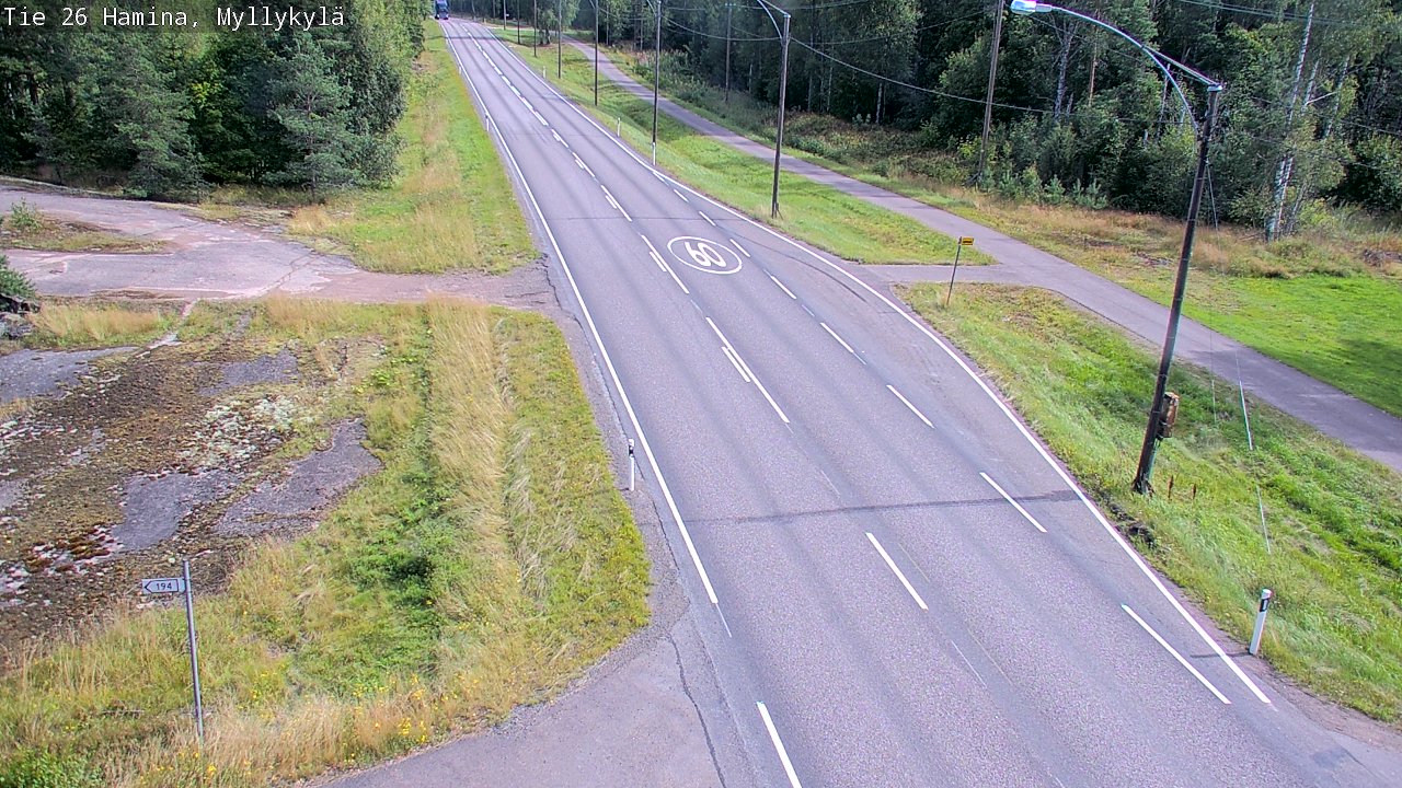 Kelikamerat Kuva Tie 26 Hamina, Myllykylä, Hamina, Kymenlaakso