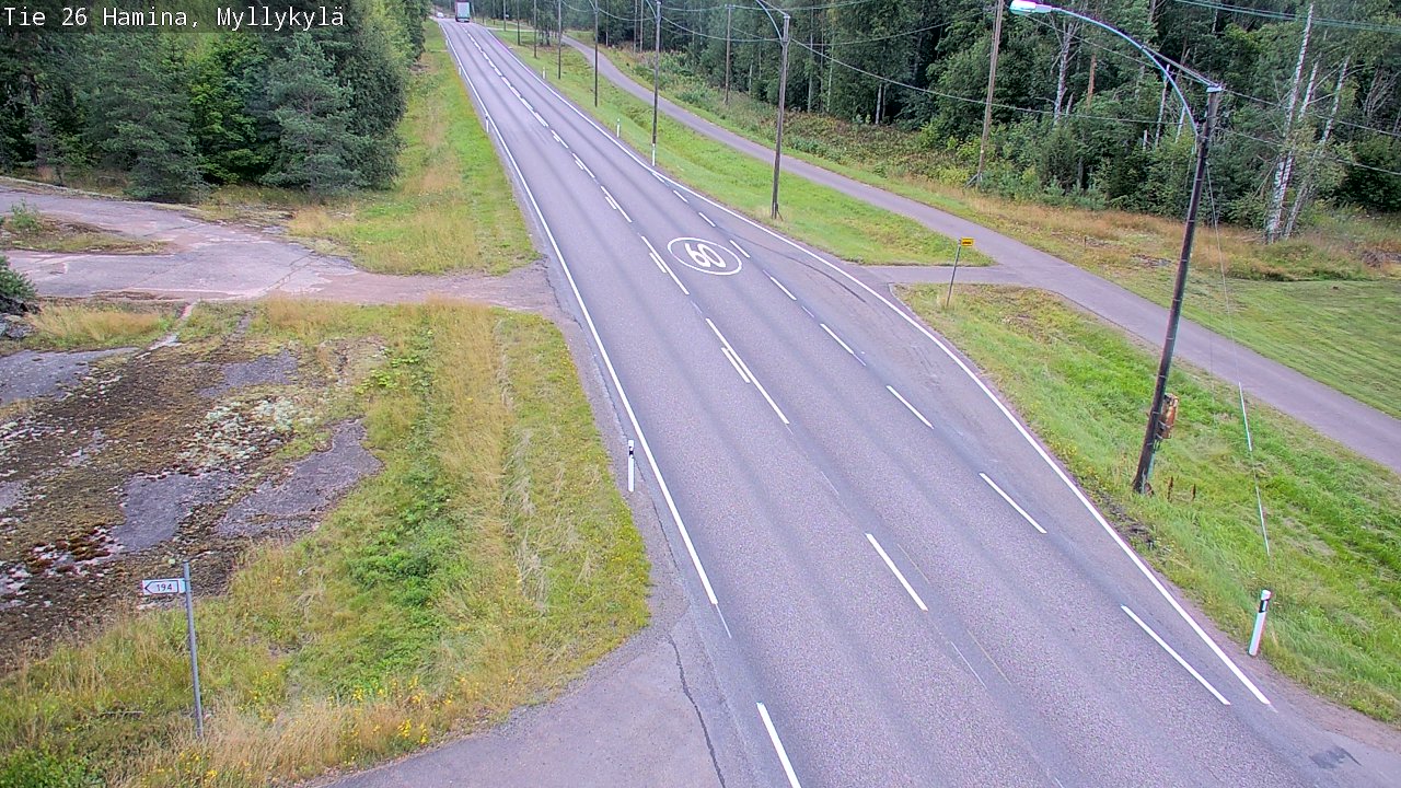 Kelikamerat Kuva Tie 26 Hamina, Myllykylä, Hamina, Kymenlaakso