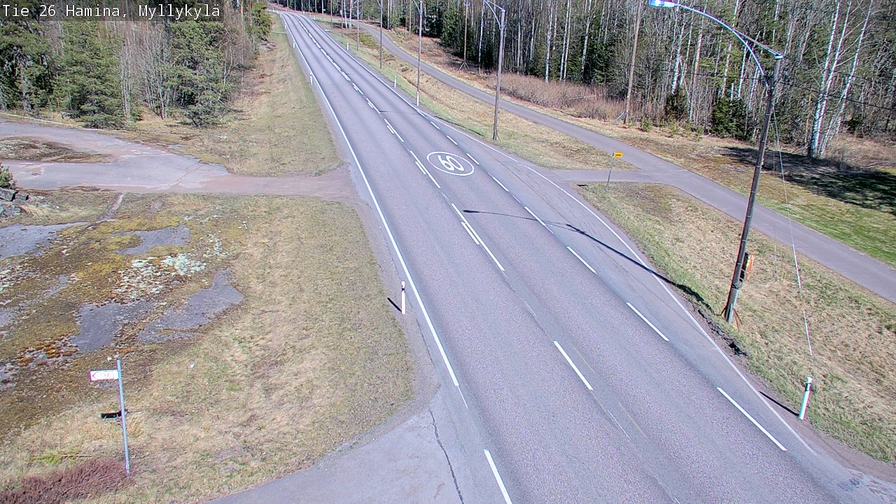 Kelikamerat Kuva Tie 26 Hamina, Myllykylä, Hamina, Kymenlaakso