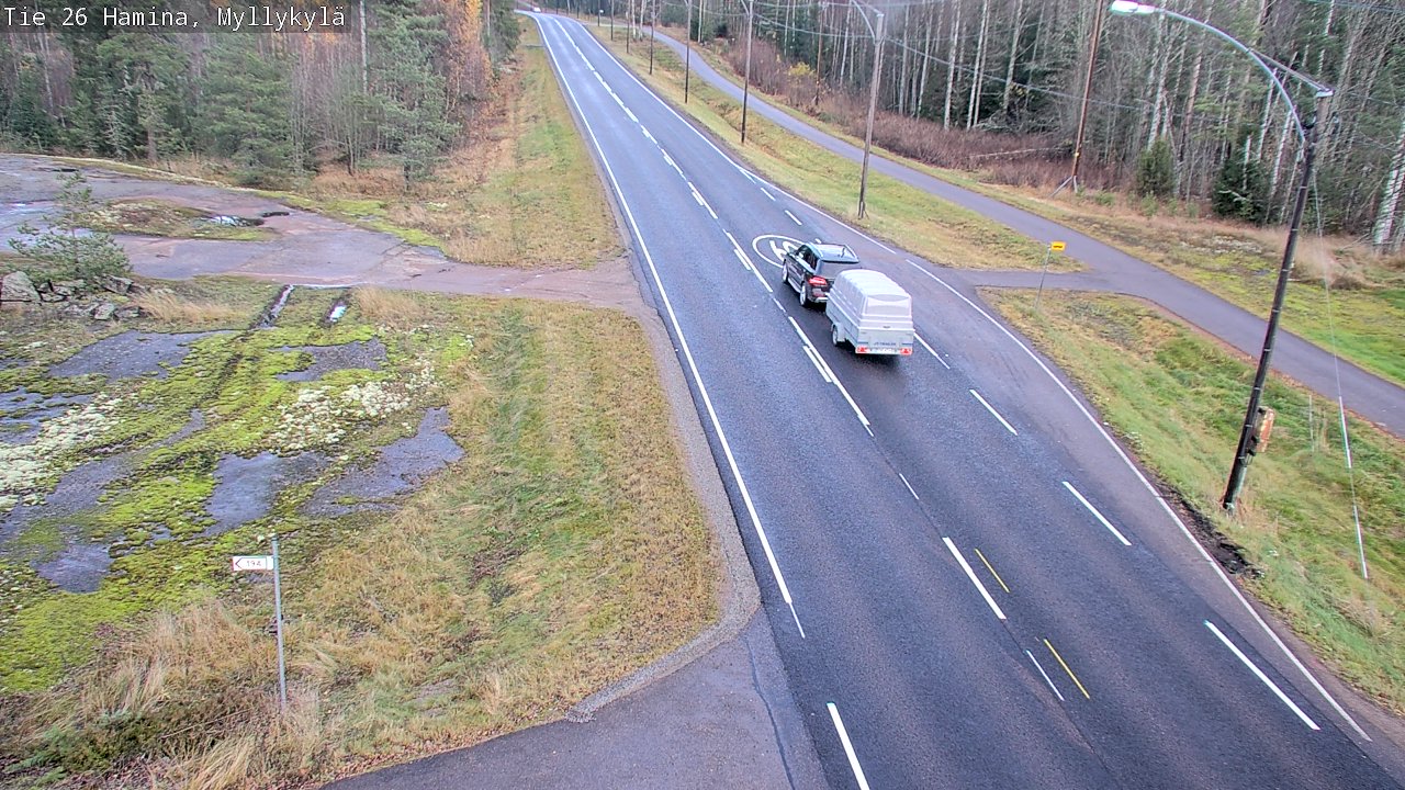 Kelikamerat Kuva Tie 26 Hamina, Myllykylä, Hamina, Kymenlaakso