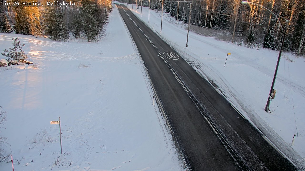 Kelikamerat Kuva Tie 26 Hamina, Myllykylä, Hamina, Kymenlaakso