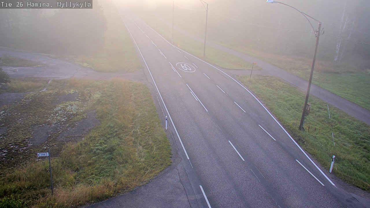 Kelikamerat Kuva Tie 26 Hamina, Myllykylä, Hamina, Kymenlaakso