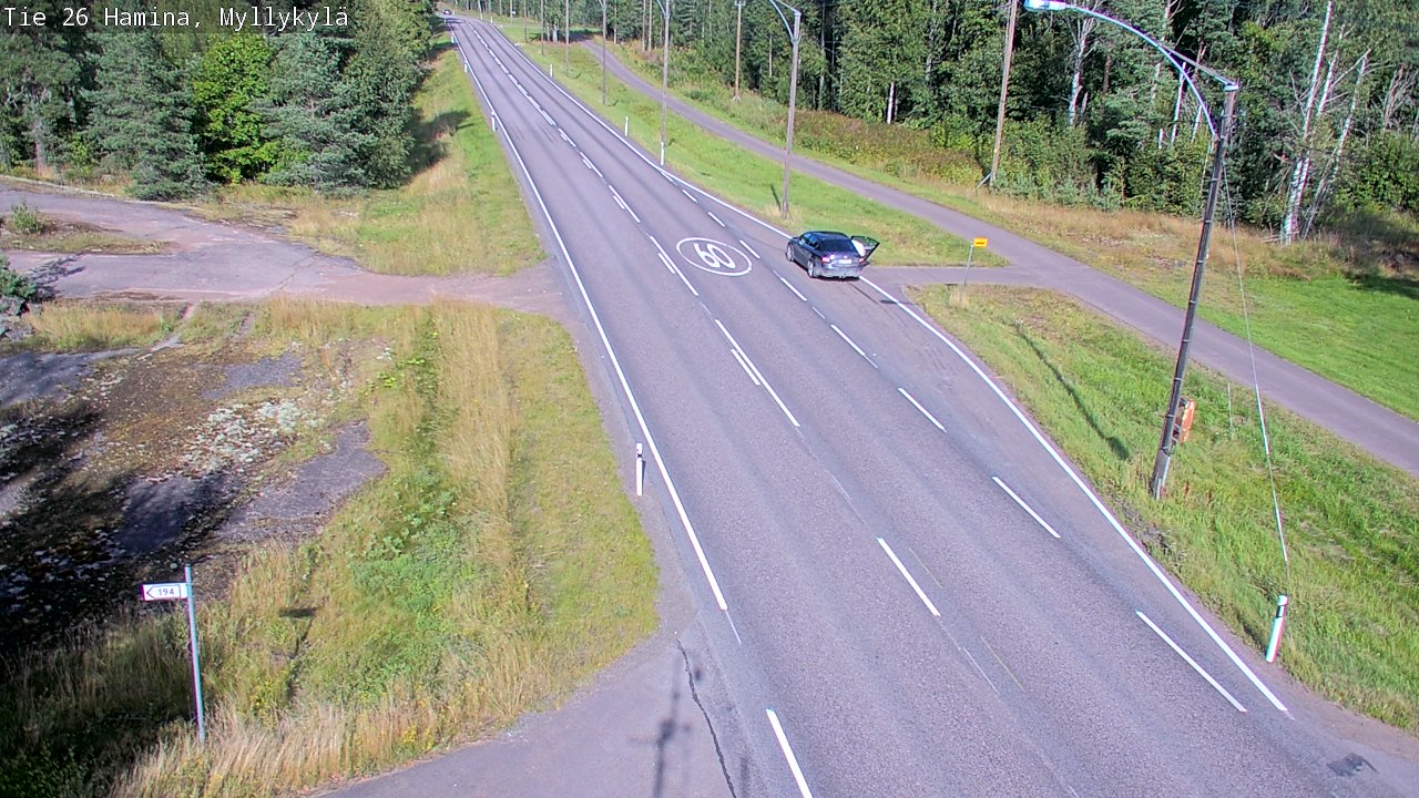 Kelikamerat Kuva Tie 26 Hamina, Myllykylä, Hamina, Kymenlaakso