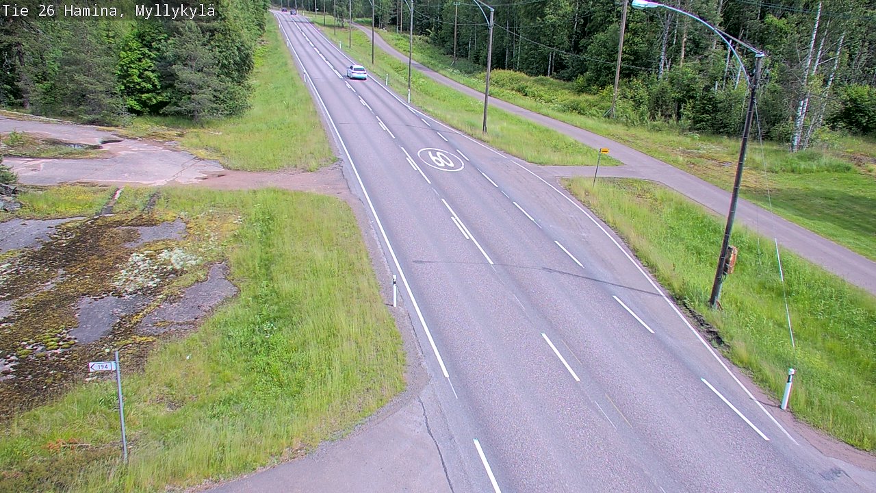 Kelikamerat Kuva Tie 26 Hamina, Myllykylä, Hamina, Kymenlaakso