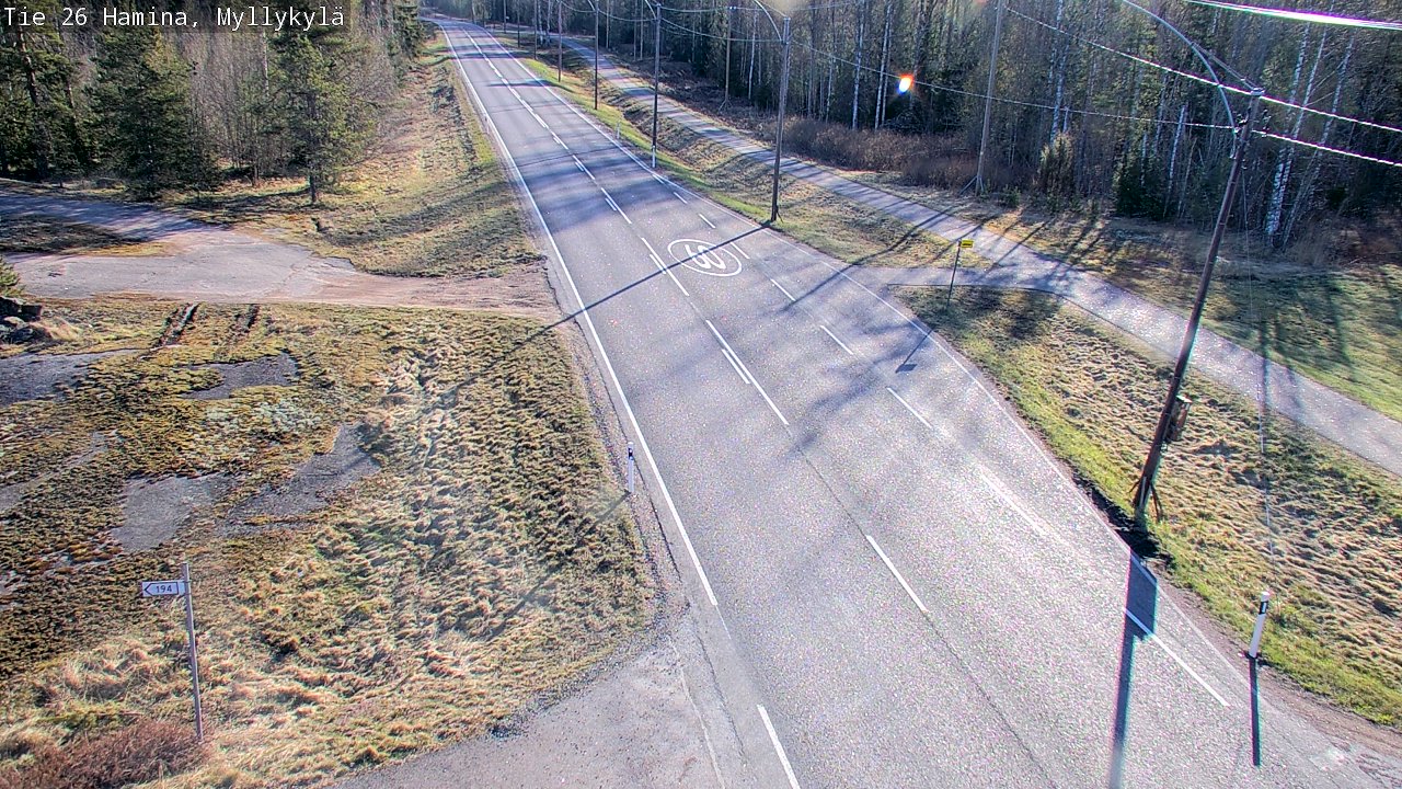 Kelikamerat Kuva Tie 26 Hamina, Myllykylä, Hamina, Kymenlaakso