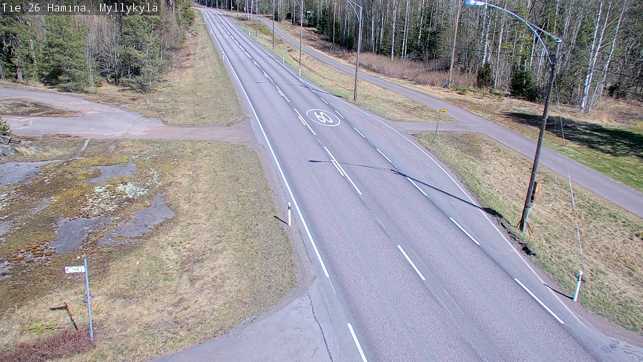 Kelikamerat Kuva Tie 26 Hamina, Myllykylä, Hamina, Kymenlaakso