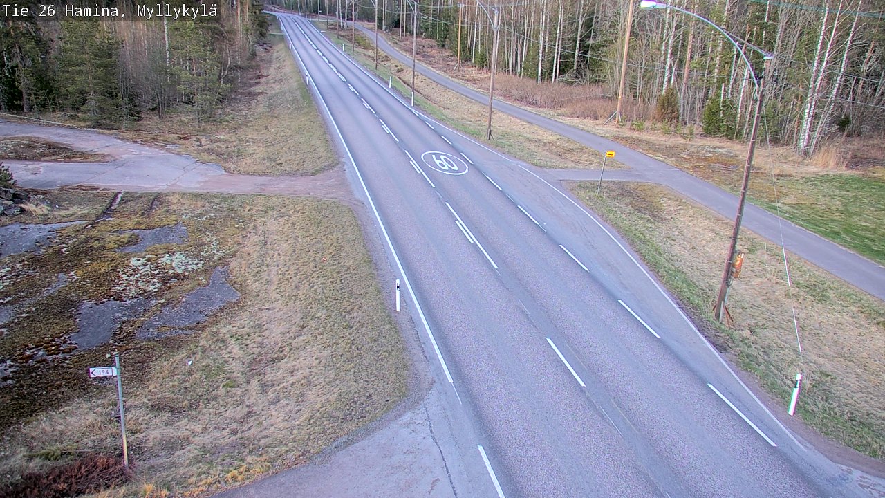 Kelikamerat Kuva Tie 26 Hamina, Myllykylä, Hamina, Kymenlaakso