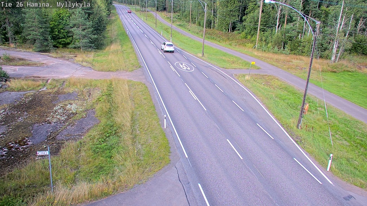 Kelikamerat Kuva Tie 26 Hamina, Myllykylä, Hamina, Kymenlaakso