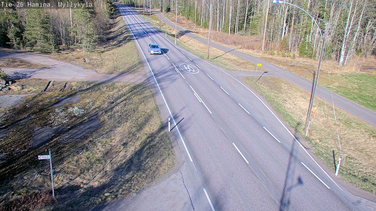 Kelikamerat Kuva Tie 26 Hamina, Myllykylä, Hamina, Kymenlaakso
