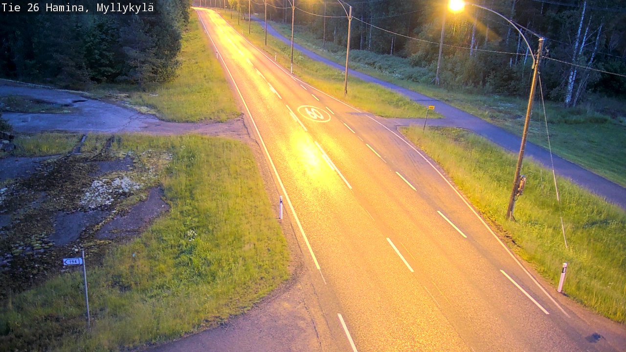 Kelikamerat Kuva Tie 26 Hamina, Myllykylä, Hamina, Kymenlaakso