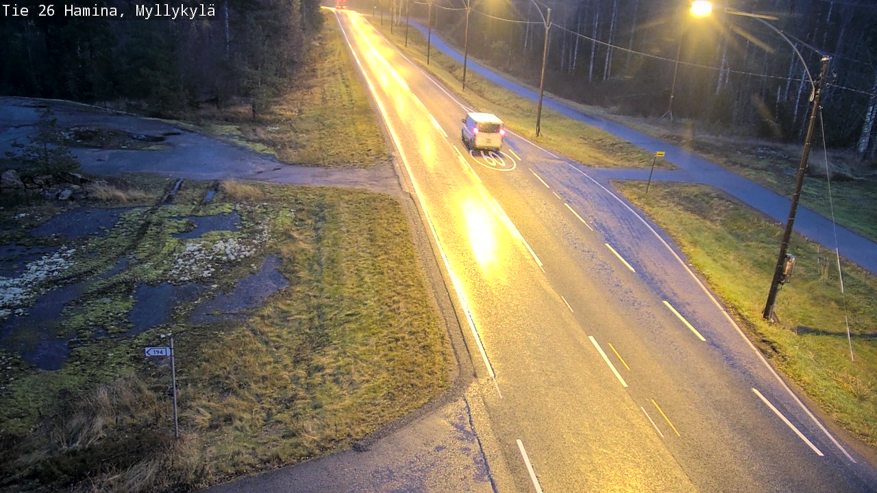 Kelikamerat Kuva Tie 26 Hamina, Myllykylä, Hamina, Kymenlaakso